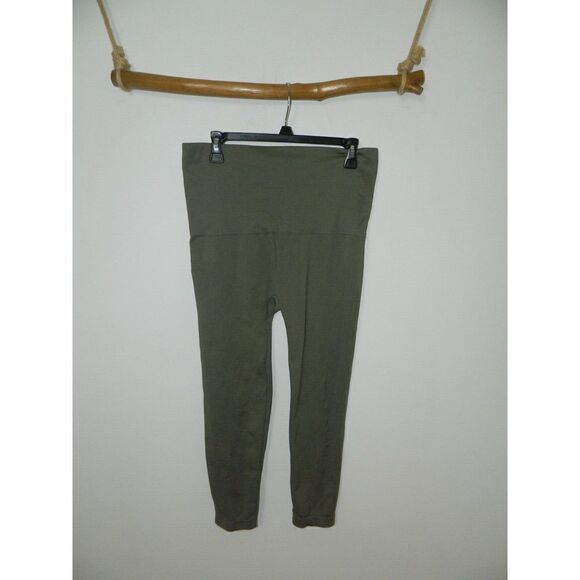 SPANX Leggings  Plus Size 3X Green Cropped Lamn Leggings - Picture 5 of 10